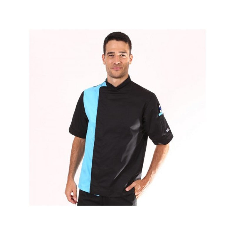 Black / blue pastry chef jacket - MANELLI