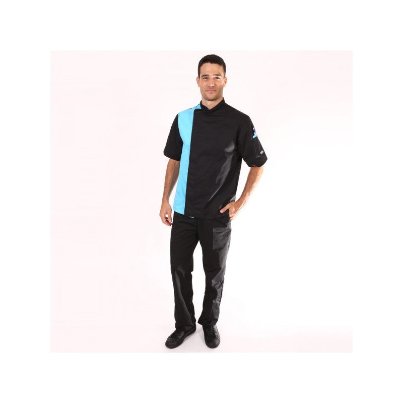 Black / blue pastry chef jacket - MANELLI