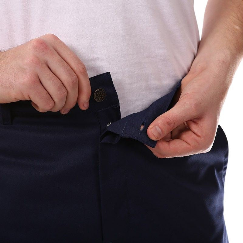 Blue 1-ply Kitchen Trousers - MANELLI