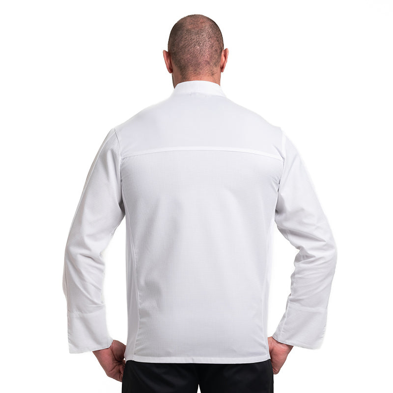 Robur Siaka: The White Long-Sleeve Jacket for Discerning Chefs