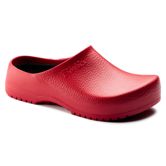 Red Super Birki Clogs for Restaurants | Birkenstock Professional Footwear