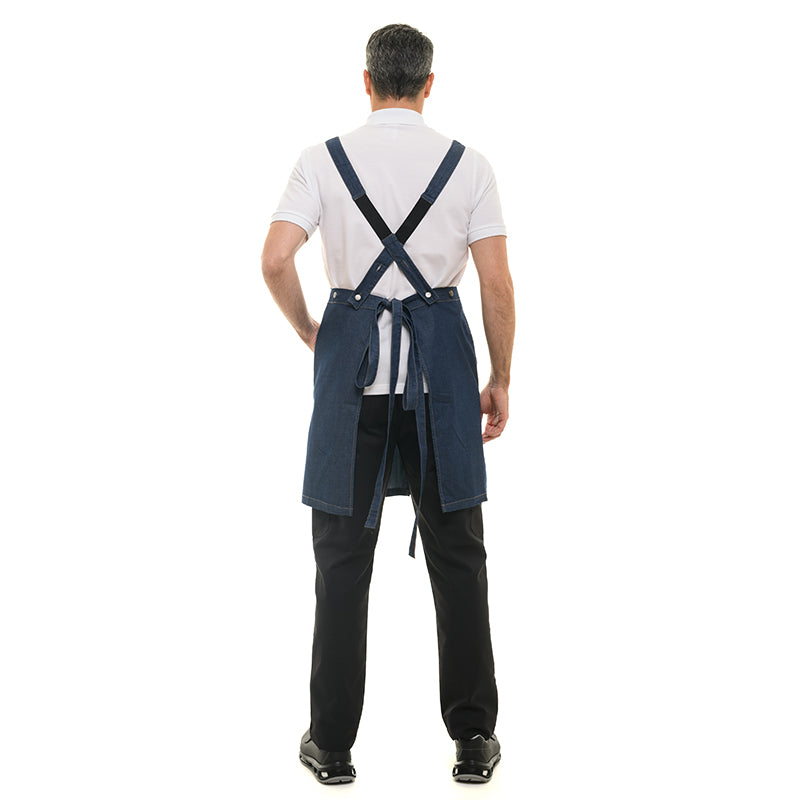 Lafont work apron: Cross-back design, zip pocket, ultimate convenience