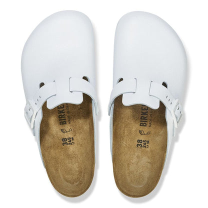 Birkenstock Kitchen Shoes Boston White Professional Clogs - BIRKENSTOCK