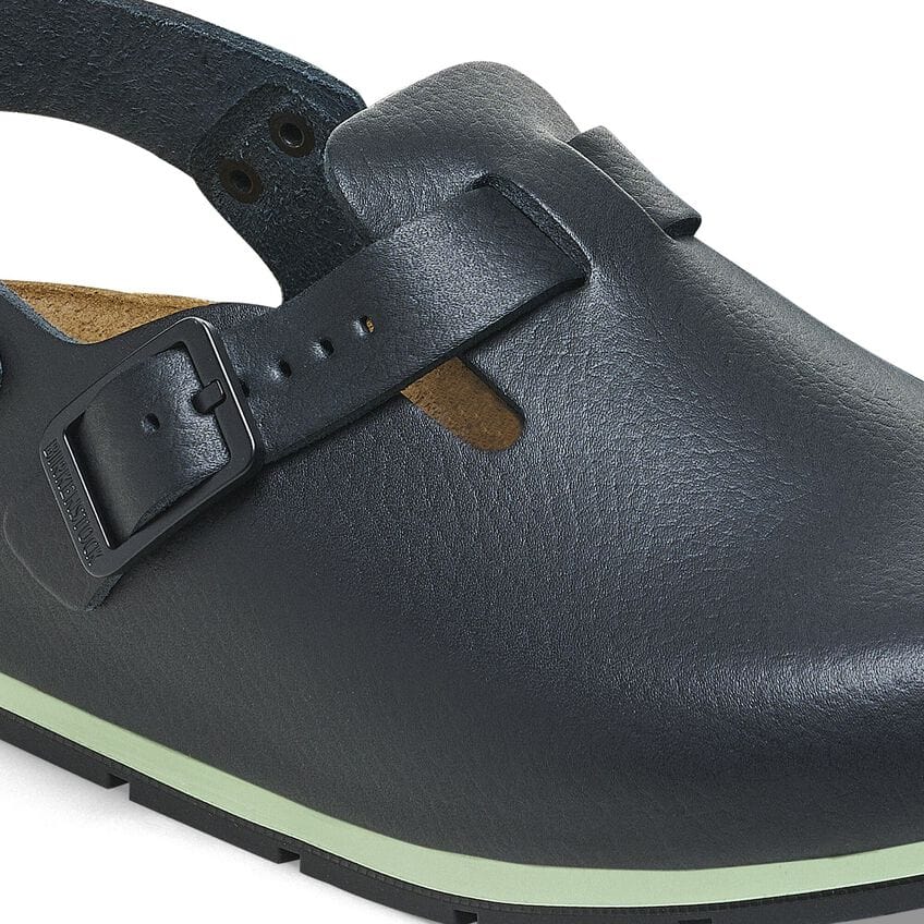 Birkenstock Kitchen Shoes Tokio Pro Clog Black Leather - BIRKENSTOCK