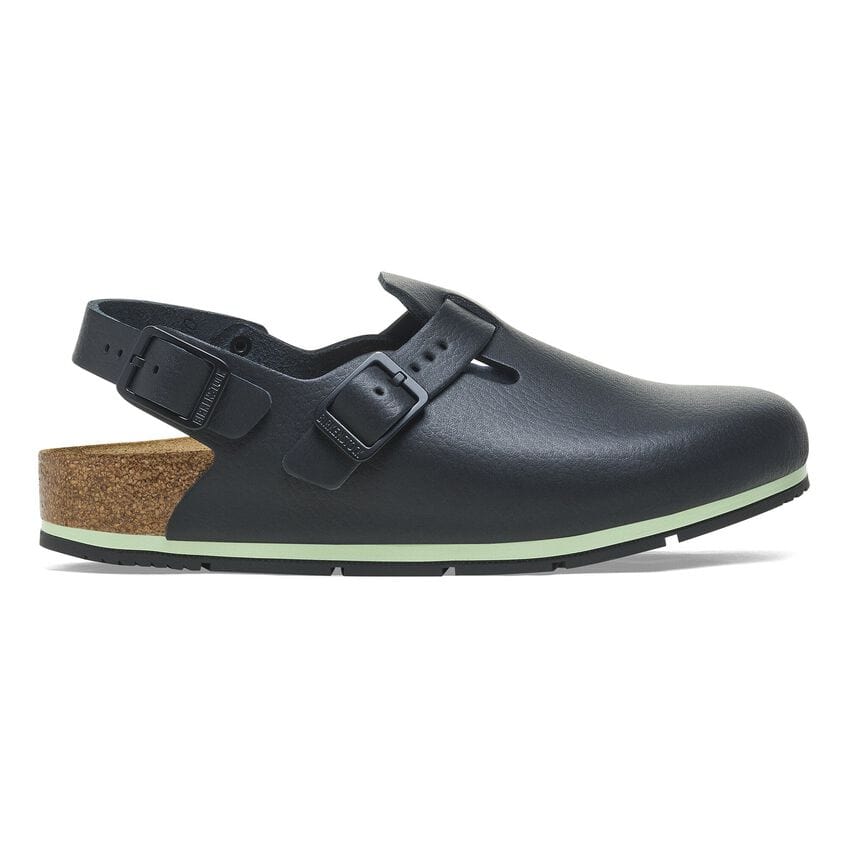 Birkenstock Kitchen Shoes Tokio Pro Clog Black Leather - BIRKENSTOCK