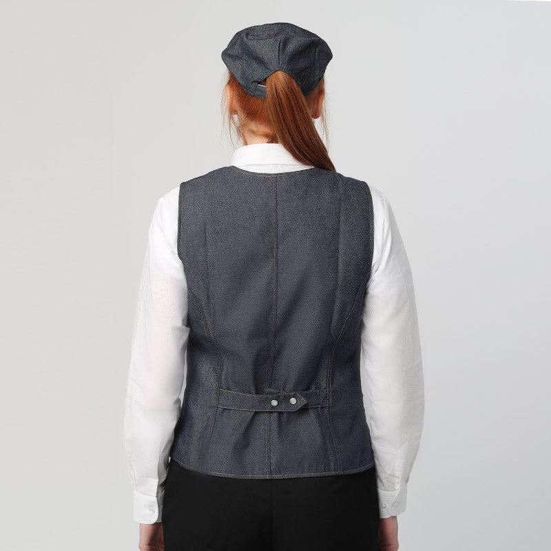 Women's denim service vest - MANELLI