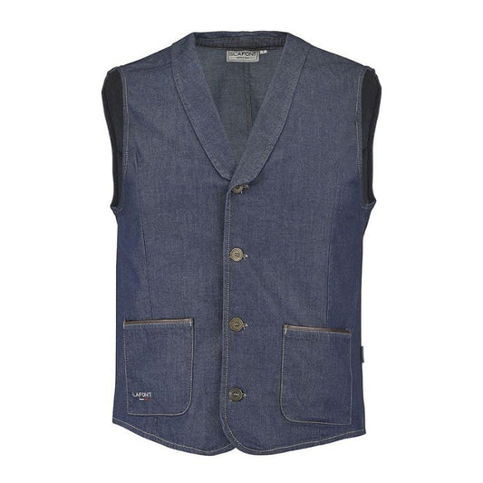 Arago Blue Denim Men's Vest - LAFONT SERVICE