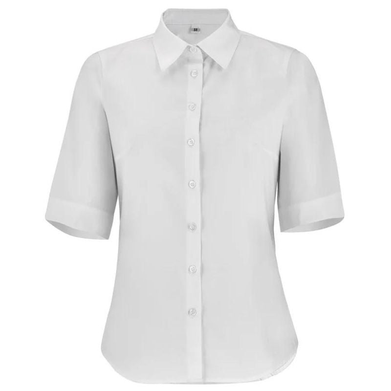 Marsanne White Short Sleeve Women's Blouse - LAFONT SERVICE