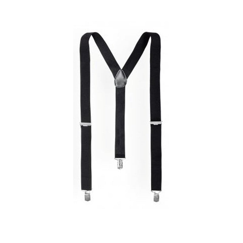 Black Server Suspenders - TOPTEX