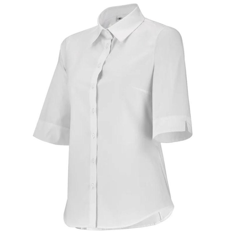 Marsanne White Short Sleeve Women's Blouse - LAFONT SERVICE