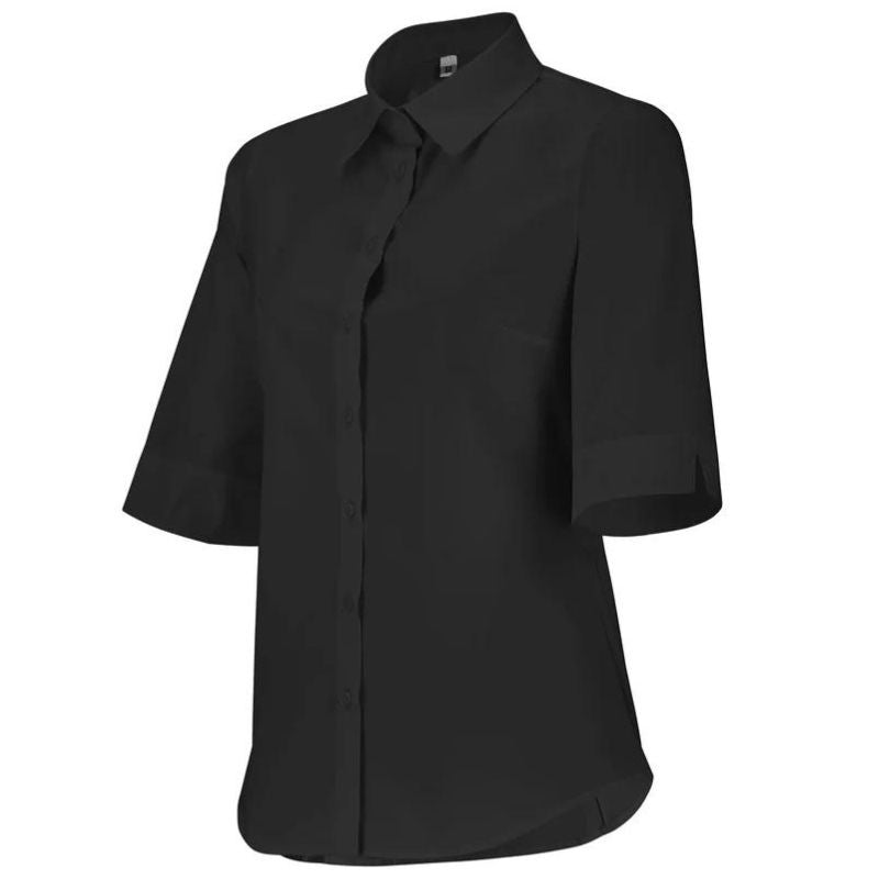 Marsanne Black Short Sleeve Women's Blouse - LAFONT SERVICE