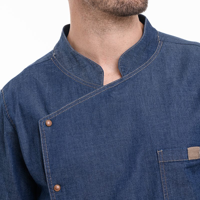 Lafont - Cuisine BIEVRE Short Sleeve Denim Kitchen Coat - LAFONT