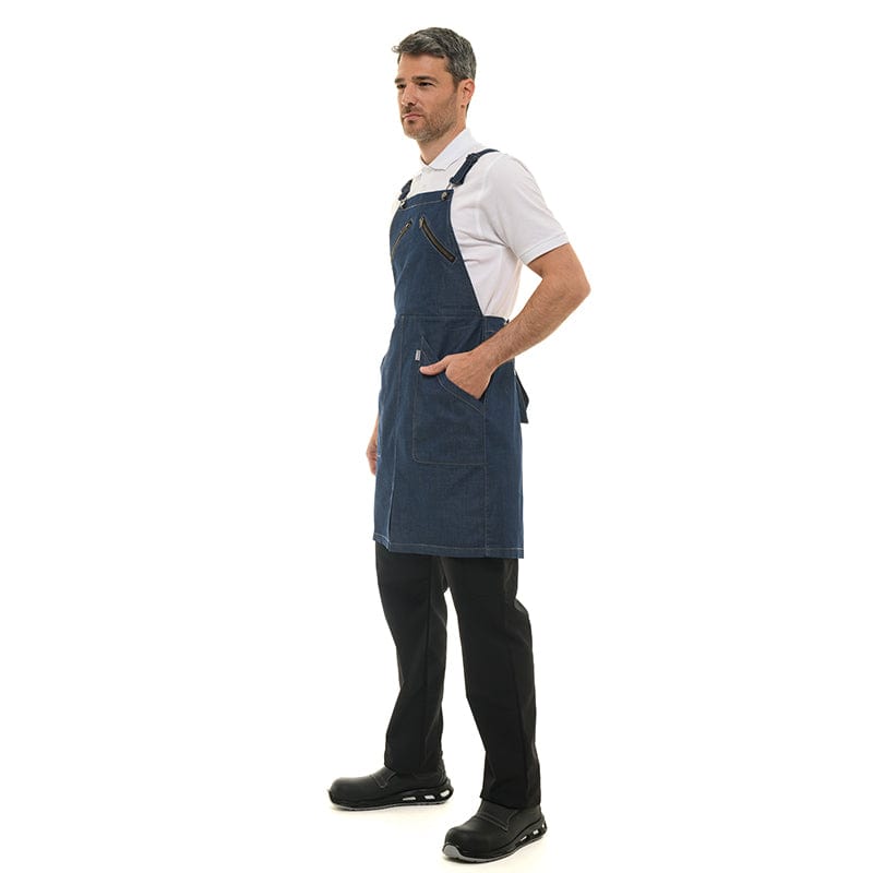 Lafont - Cuisine One size 406 Denim Bib Kitchen Apron - LAFONT