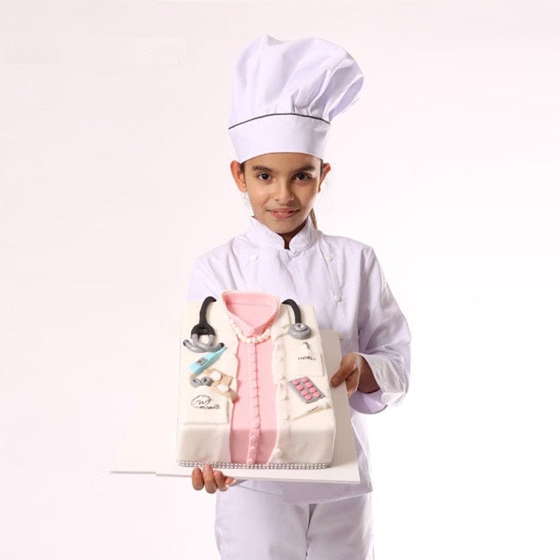 MANELLI Children's White Chef's Jacket with White Buttons - MANELLI