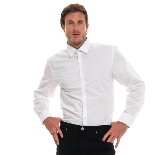 MANELLI White / XS Cattura White Men's Waiter Shirt - LAFONT SERVICE