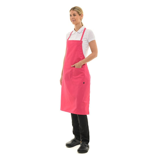 Robur One size Kitchen Apron with Bib Fuschia - ROBUR