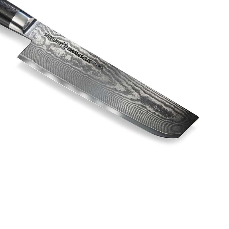 16.7 cm Damascus Nakiri Knife - SAMURA