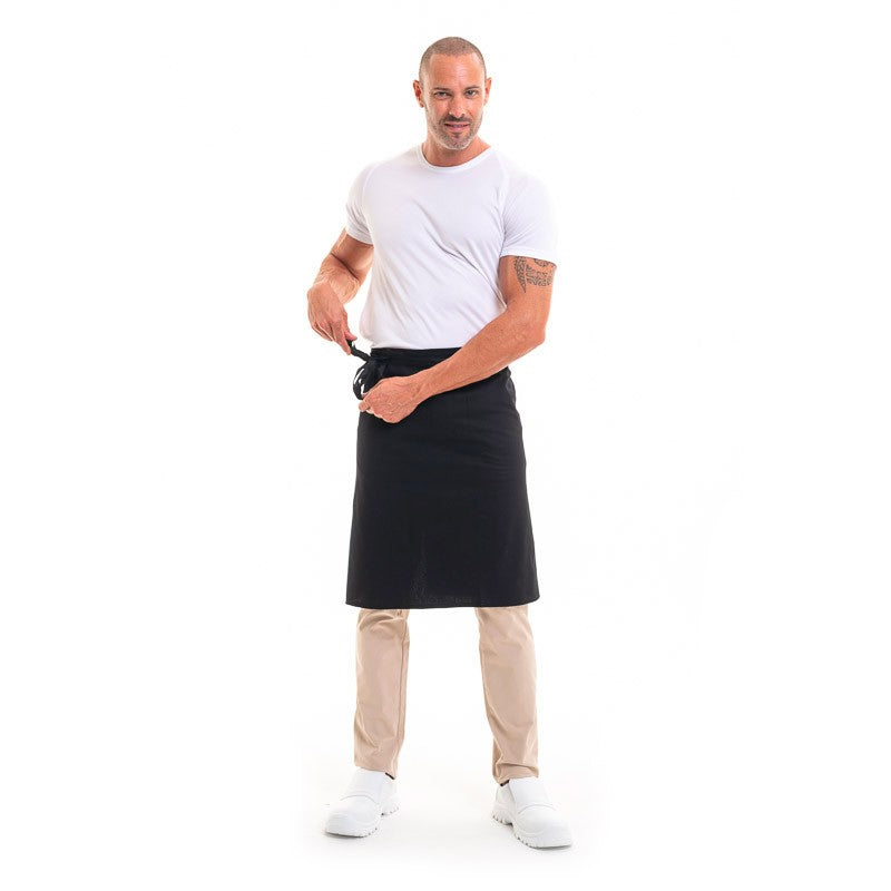 Black Half Chef apron - ROBUR