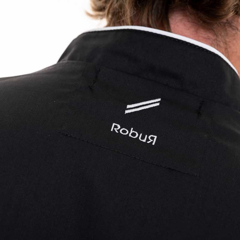 Black Long Sleeve kitchen Coat ERIC - ROBUR