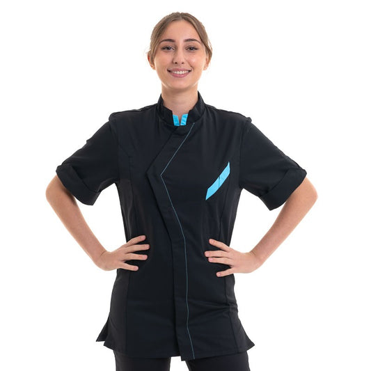 Black and Blue Robur Pastry chef Coat