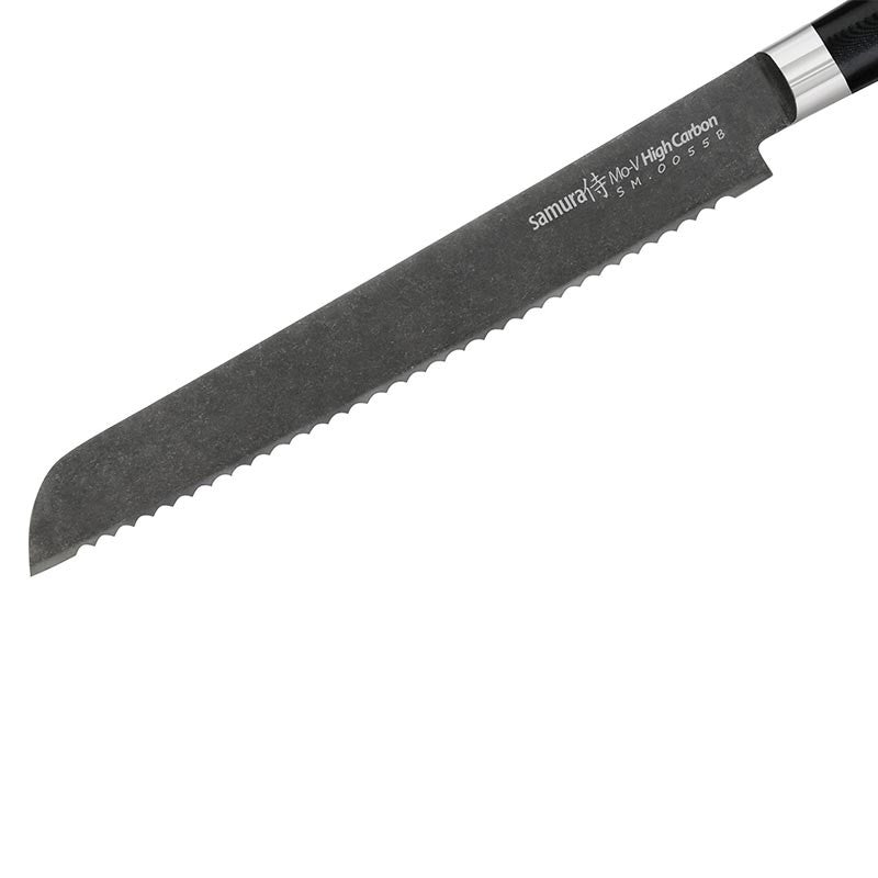 Bread Knife 23cm MO-V STONEWASH - SAMURA