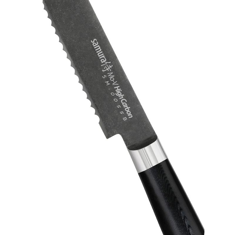 couteau ideal mie de pain Bread Knife 23cm MO-V STONEWASH - SAMURA