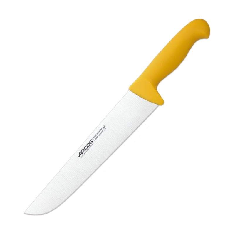 Butcher's Knife from the 2900 Series, 250 mm, Yellow, by Arcos - MANELLI