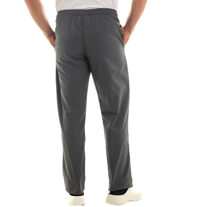 Carros Gray Elastic Belt Work Trousers - MANELLI