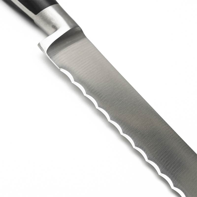 DEG bread knife 20cm notched POM handle - DEGLON