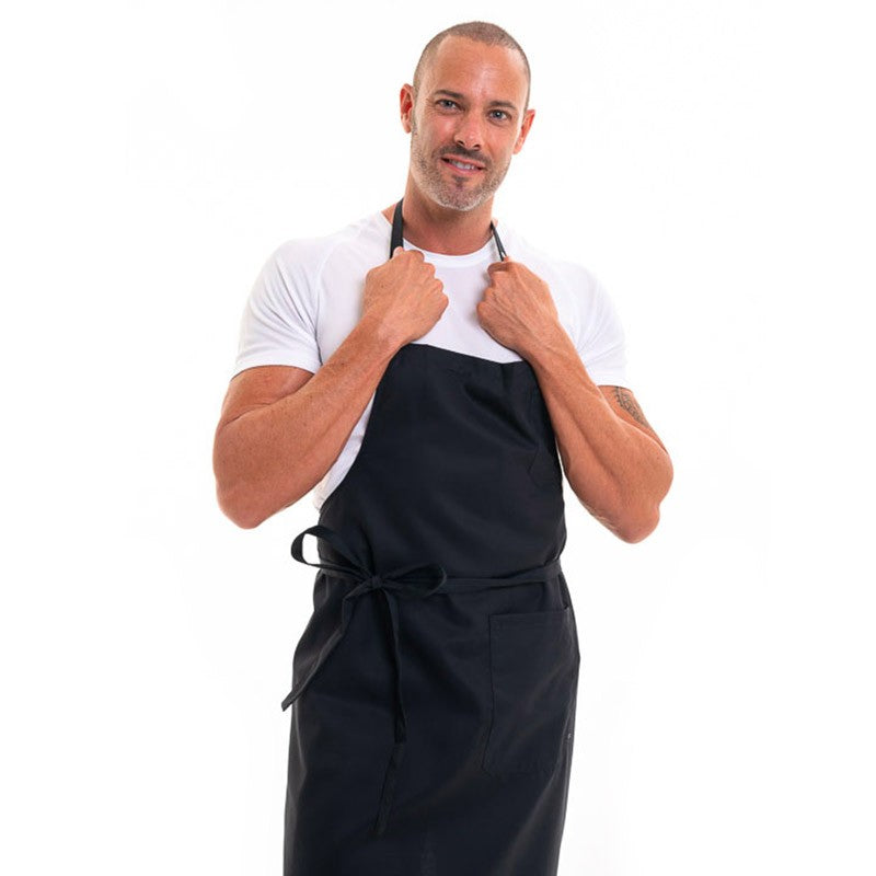 Dax Black Unisex Kitchen Apron - ROBUR