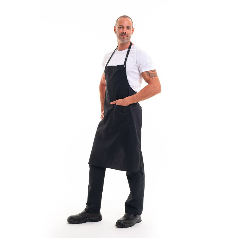 Dax Black Unisex Kitchen Apron - ROBUR