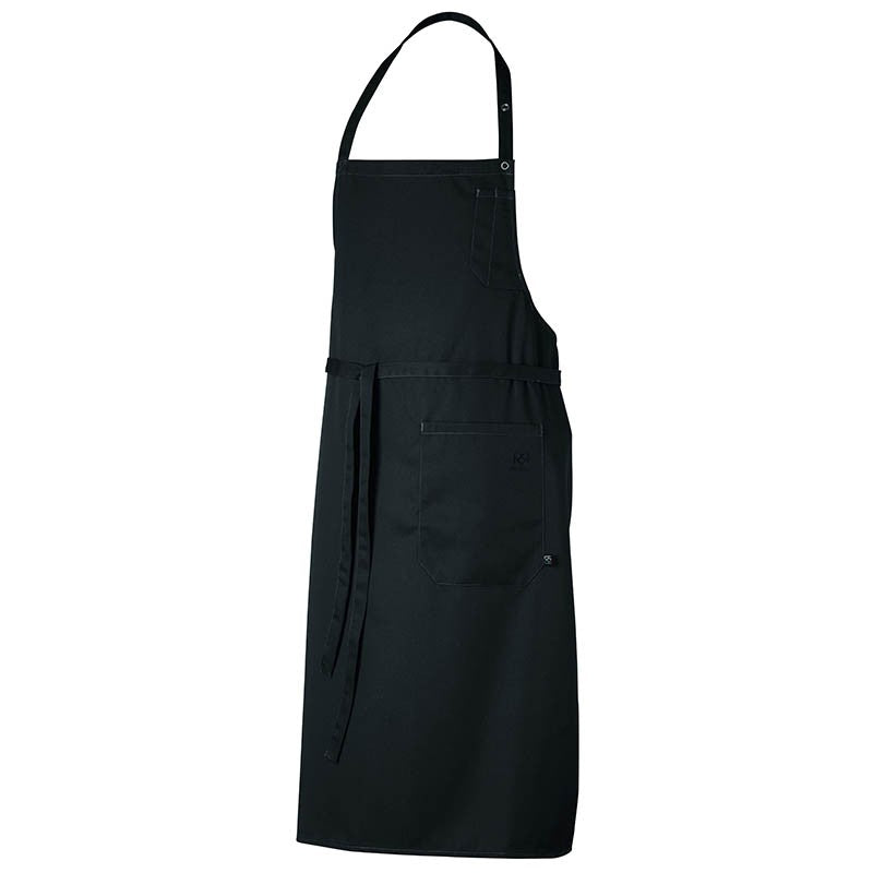 Dax Black Unisex Kitchen Apron - ROBUR