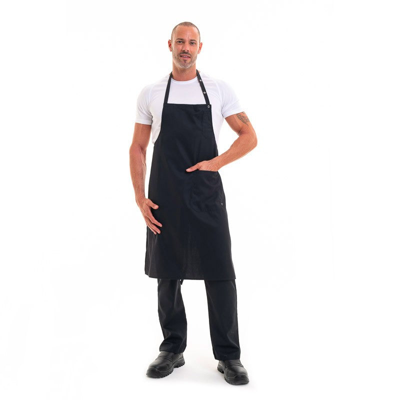 Dax Black Unisex Kitchen Apron - ROBUR