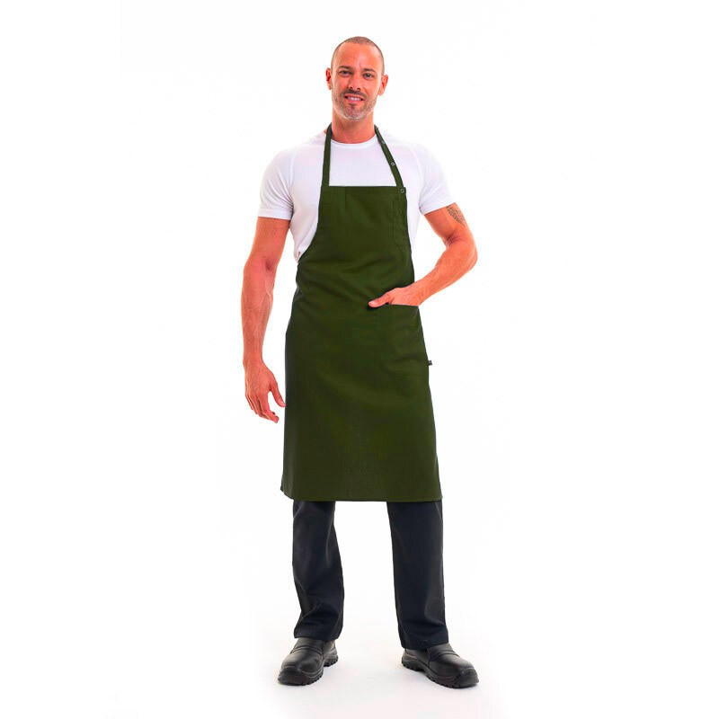 Dax Olive Unisex Kitchen Apron - ROBUR