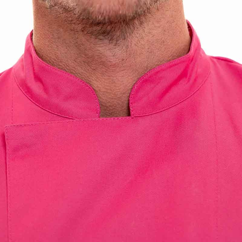 Fuschia Long Sleeve Chef Coat Nero - ROBUR