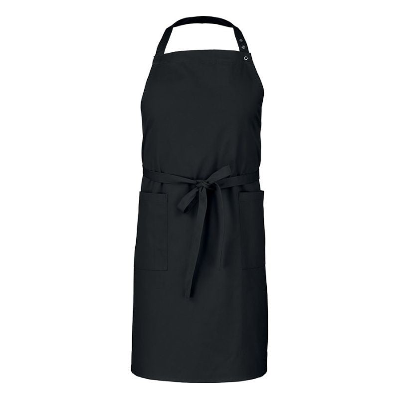 Galanga Black Bib Kitchen Apron - LAFONT CUISINE