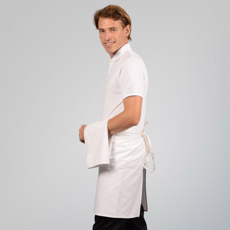 Half Chef Kitchen Apron, 100% Cotton - MANELLI