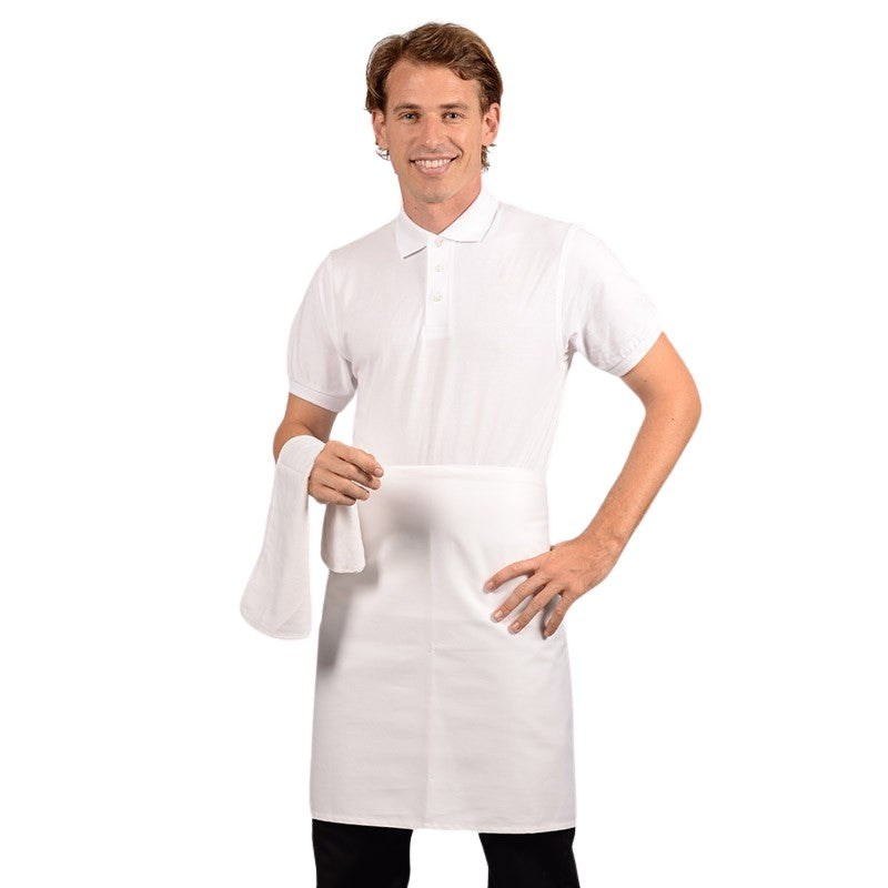 Half Chef Kitchen Apron, 100% Cotton - MANELLI