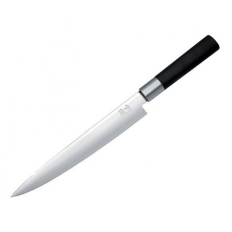 Japanese slicing knife 23 cm WASABI BLACK - KAI