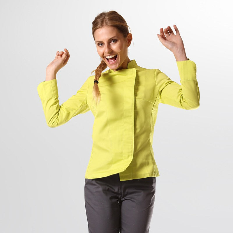 Lime Green Women's Kitchen Coat - MANELLI