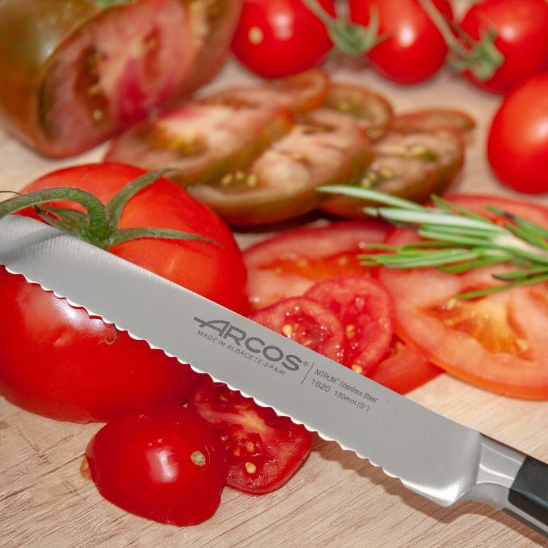 Manhattan 13 cm Serrated Knife for Tomatoes / Vegetables / Lemon - ARCOS