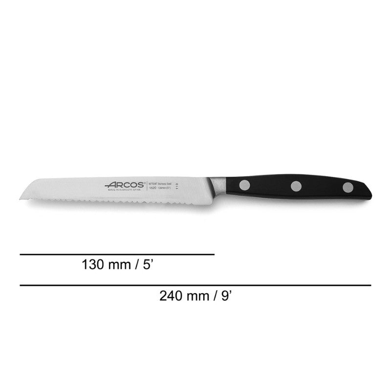 Manhattan 13 cm Serrated Knife for Tomatoes / Vegetables / Lemon - ARCOS