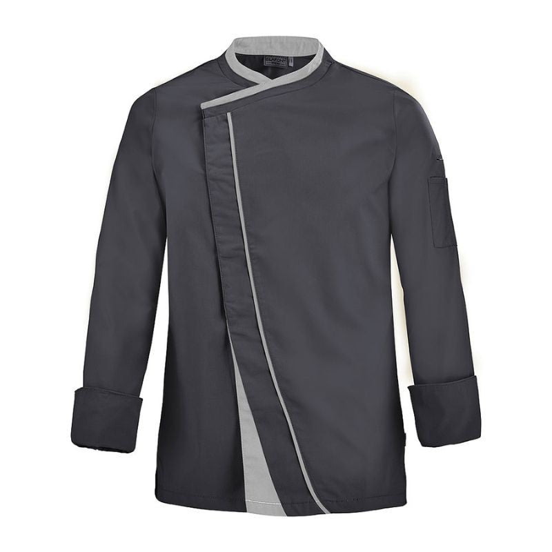 Men's Gray Long Sleeve Chef Coat Mint - LAFONT