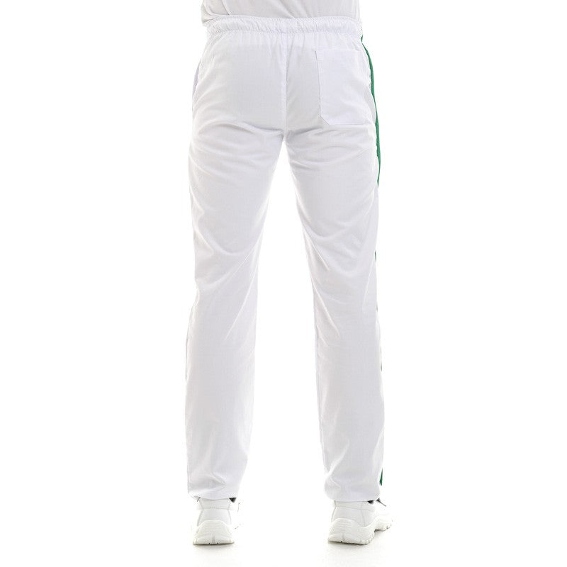 Men's Kitchen Trousers White Napoli - MANELLI