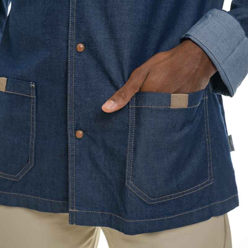 Men's Long Sleeve Jean Chef Coat Mirbel - LAFONT