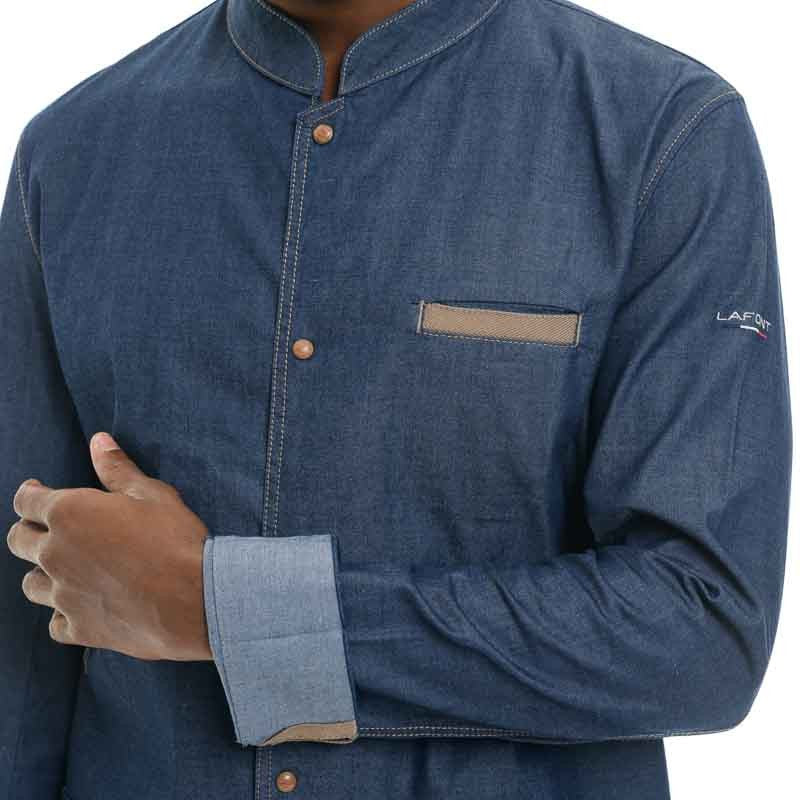 Men's Long Sleeve Jean Chef Coat Mirbel - LAFONT