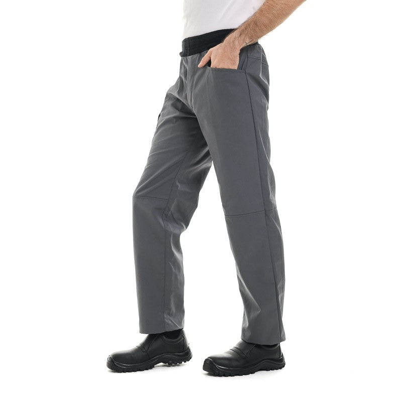 Mixed Gray Comfort Kitchen Trousers - MANELLI