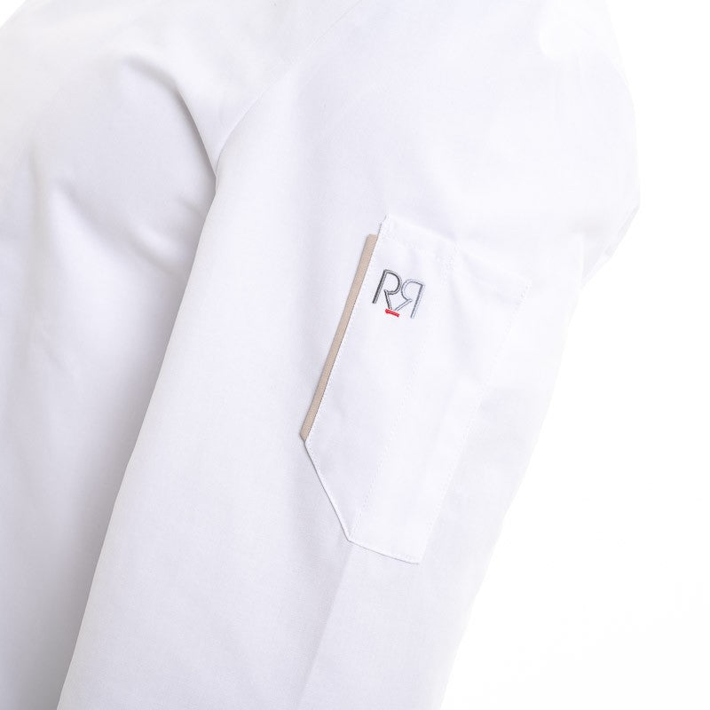 Nero Long Sleeve White Chef Coat - ROBUR