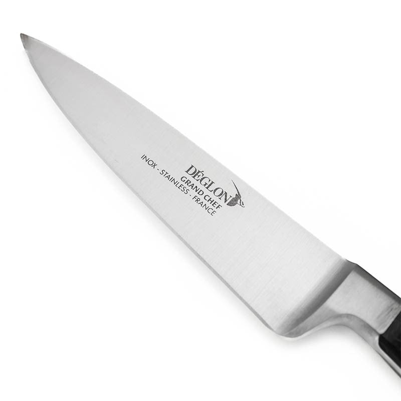 Office Kitchen KNIFE Grand Chef 10 cm pressed wood rivet - Deglon