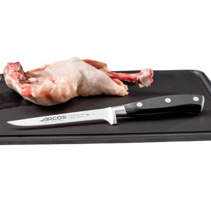 Riviera Series 130mm Black Boning Knife - ARCOS